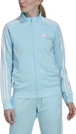 adidas Women's Essentials Warm-Up Slim 3-Stripes Track Top